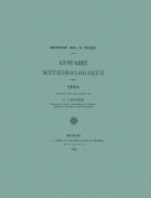 Annuaire Météorologique. Jaargang 1904,  [tijdschrift] Annuaire Météorologique d'Observatoire Royal de Belgique
