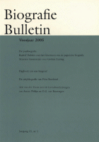 Biografie Bulletin. Jaargang 15,  [tijdschrift] Biografie Bulletin
