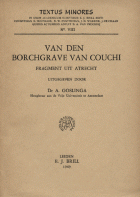 Van den Borchgrave van Couchi, Anoniem Borchgrave van Couchi, Van den