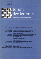 Forum der Letteren. Jaargang 1982,  [tijdschrift] Forum der Letteren