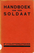 Handboek van den soldaat (KAJ Brussel), Anoniem Handboek van den soldaat