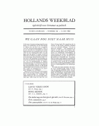 Hollands Weekblad. Jaargang 4,  [tijdschrift] Hollands Maandblad