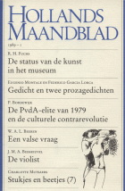 Hollands Maandblad. Jaargang 1989 (494-505),  [tijdschrift] Hollands Maandblad