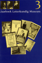 Jaarboek Letterkundig Museum 3,  [tijdschrift] Jaarboek Letterkundig Museum