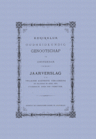 Jaarverslag van het Koninklijk Oudheidkundig Genootschap 12,  [tijdschrift] Jaarverslag van het Koninklijk Oudheidkundig Genootschap 1859-1900