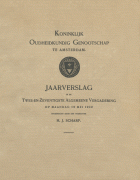 Jaarverslag van het Koninklijk Oudheidkundig Genootschap 72,  [tijdschrift] Jaarverslag van het Koninkijk Oudheidkundig Genootschap 1901-2000