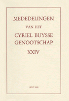 Mededelingen van het Cyriel Buysse Genootschap 24,  [tijdschrift] Mededelingen van het Cyriel Buysse Genootschap
