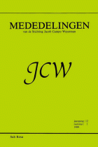 Mededelingen van de Stichting Jacob Campo Weyerman. Jaargang 12,  [tijdschrift] Mededelingen van de Stichting Jacob Campo Weyerman
