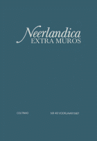 Neerlandica extra Muros. Jaargang 1987,  [tijdschrift] Neerlandica extra Muros / Internationale Neerlandistiek