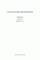 Internationale Neerlandistiek. Jaargang 2012,  [tijdschrift] Neerlandica extra Muros / Internationale Neerlandistiek