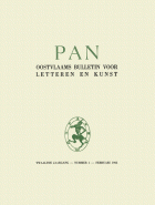 Pan. Oostvlaams Bulletin voor Letteren en Kunst. Jaargang 12,  [tijdschrift] Pan