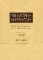 Philosophia reformata. Jaargang 24,  [tijdschrift] Philosophia reformatia