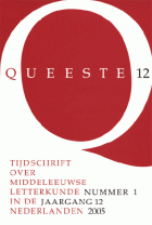Queeste. Tijdschrift over middeleeuwse letterkunde in de Nederlanden. Jaargang 2005,  [tijdschrift] Queeste