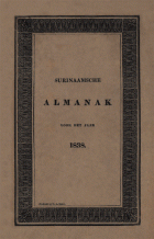 Surinaamsche Almanak voor het Jaar 1838,  [tijdschrift] Surinaamsche Almanak