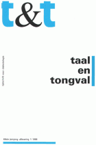 Taal en Tongval. Jaargang 48,  [tijdschrift] Taal en Tongval