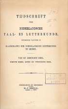 Tijdschrift voor Nederlandse Taal- en Letterkunde. Jaargang 35,  [tijdschrift] Tijdschrift voor Nederlandse Taal- en Letterkunde