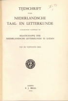 Tijdschrift voor Nederlandse Taal- en Letterkunde. Jaargang 55,  [tijdschrift] Tijdschrift voor Nederlandse Taal- en Letterkunde