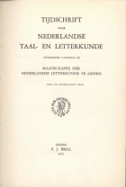 Tijdschrift voor Nederlandse Taal- en Letterkunde. Jaargang 73,  [tijdschrift] Tijdschrift voor Nederlandse Taal- en Letterkunde