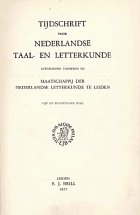 Tijdschrift voor Nederlandse Taal- en Letterkunde. Jaargang 75,  [tijdschrift] Tijdschrift voor Nederlandse Taal- en Letterkunde