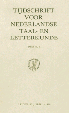 Tijdschrift voor Nederlandse Taal- en Letterkunde. Jaargang 96,  [tijdschrift] Tijdschrift voor Nederlandse Taal- en Letterkunde