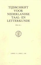 Tijdschrift voor Nederlandse Taal- en Letterkunde. Jaargang 98,  [tijdschrift] Tijdschrift voor Nederlandse Taal- en Letterkunde