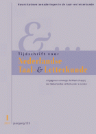 Tijdschrift voor Nederlandse Taal- en Letterkunde. Jaargang 123,  [tijdschrift] Tijdschrift voor Nederlandse Taal- en Letterkunde