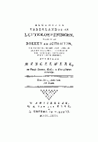 Vaderlandsche letteroefeningen. Jaargang 1782,  [tijdschrift] Vaderlandsche Letteroefeningen