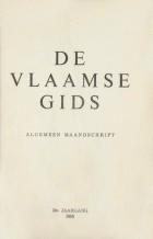 De Vlaamse Gids. Jaargang 39,  [tijdschrift] Vlaamsche Gids, De