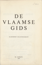 De Vlaamse Gids. Jaargang 40,  [tijdschrift] Vlaamsche Gids, De