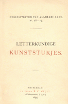 Letterkundige kunststukjes, R.C. d' Ablaing van Giessenburg