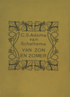Van zon en zomer, C.S. Adama van Scheltema