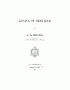 Logica of denkleer, J.Th. Beysens
