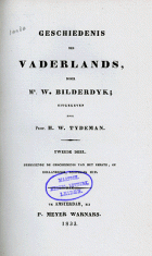 Geschiedenis des vaderlands. Deel 2, Willem Bilderdijk