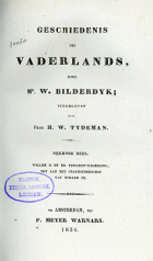 Geschiedenis des vaderlands. Deel 9, Willem Bilderdijk