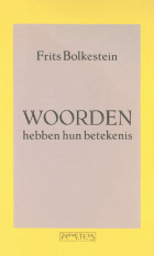 Woorden hebben hun betekenis, Frits Bolkestein