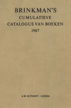 Brinkman's cumulatieve catalogus van boeken 1967, Carel Leonard Brinkman