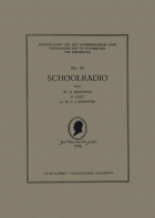 Schoolradio, W.H. Brouwer, P. Post, M.C.J. Scheffer