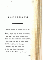 Tafelzang, Willem de Clercq
