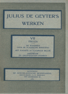 Werken. Deel 7, Julius de Geyter