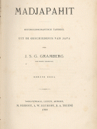 Madjapahit: historisch-romantisch tafereel uit de geschiedenis van Java, J.S.G. Gramberg
