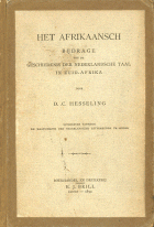 Het Afrikaansch, D.C. Hesseling