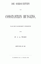 Gedichten. Deel 8: 1671-1687, Constantijn Huygens