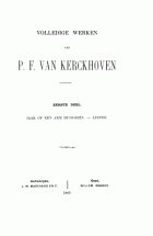 Volledige werken. Deel 1, Pieter Frans van Kerckhoven