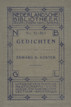 Gedichten, Edward B. Koster