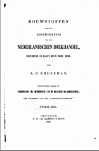 Bouwstoffen voor een geschiedenis van den Nederlandschen boekhandel gedurende de halve eeuw 1830-1880. Deel 2, Arie Cornelis Kruseman