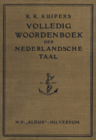 Volledig woordenboek der Nederlandsche taal, R.K. Kuipers