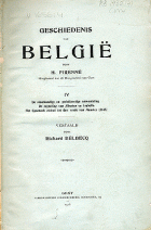 Geschiedenis van België. Deel 4, Henri Pirenne
