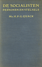 De socialisten: Personen en stelsels. Deel 5: In de tweede helft der XIXde eeuw, eerste helft, H.P.G. Quack