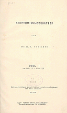 Kompendium dogmatiek (10 delen), K. Schilder