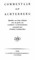 Commentaar op Achterberg, Fokke Sierksma